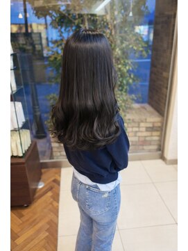 ファーレンピュアスウィート(fahren-pure-suite) 韓国風暗髪　BLACK navy