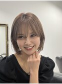 韓国ボブ_顔周りカット