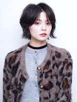 セプト 天神大名(SEPT.)&nbsp;レイヤーボブ 暗髪カラー アッシュ 20代 ショートボブ