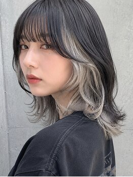 ヘアサロン ウエーブ 流山店の写真/唯一無二のハイライトやデザインカラーにこだわりを厳選!!個性を活かす”あなた”らしさを個々に表現