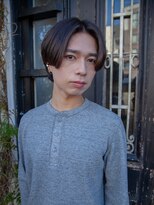 メンズエーバイフー 江坂(Men's A BY WHO)&nbsp;Men's A BY WHO江坂/センターパート/メンズミディアム