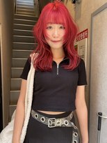 ヨハク 大阪梅田中崎町(yohaku) 【MIHO】レイヤー×レッドカラー