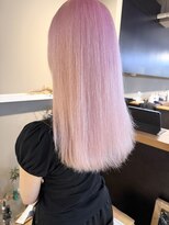 派手髪・ハイトーンカラー・デザインカラー・ブリーチ専門美容室&nbsp;ピンクピンクカラーホワイトピンクピンクヘアピンクページュ