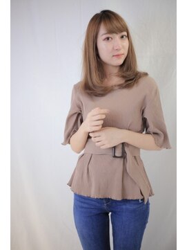 ヘアーアンドメイク アズール 志木店(Hair&Make Azur) 【Azur志木店】まだまだ厚めバングも可愛い☆ナチュラルボブ