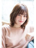 【BAYROOM】顔まわり小顔ミディ×美髪モテヘア