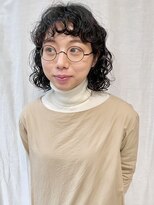 ツイギー 伊賀上ビル店(TWiGGY)&nbsp;くるくるのウェーブパーマボブ。