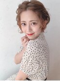 パーマ風×ボブ