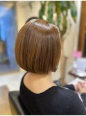 【箕面船場】シルキーボブ×pim濃密ヘアエステ