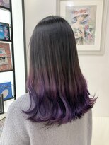 トムキャット(TOM CAT) 大人なブリーチカラー グラデーションカラー パープル