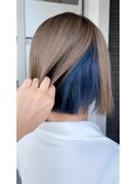 ミルクティー×インナーブルー