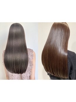 【駐車場有/髪質改善・縮毛矯正特化】髪1本1本のねじれを丁寧にとり髪の癖/うねり/広がりを改善！