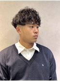 スペインカール フェード スパイラルパーマ