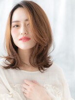 ドクターズ サロン ラブ(Dr's Salon LAB)&nbsp;外国人風ハイトーンカラー外ハネくびれロブd古河20代30代40代