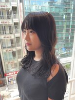 アロマ ヘアルーム 池袋店(AROMA hair room) ふんわりミディアムフェイクブラック/池袋/池袋東口