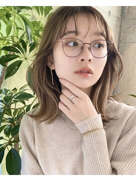 サイン 渋谷(SIGN) 韓国ヘアイメチェンハッシュカット似合わせカットレッドブラウン