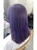 バイオレットカラー/セミロング