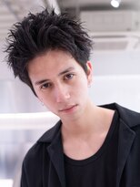 メゾンバイハバナ(maison by HAVANA)&nbsp;メンズスパイキーショートツーブロックダークアッシュ