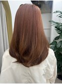 大人かわいいエギョモリ ミルクティーブラウン ひし形シルエット
