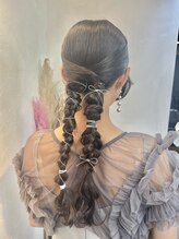 ヘアーデザイン アブー(hair design A BOO) ツインアレンジ