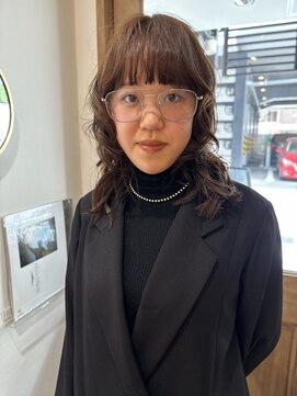 ルアウ レコーズ(LUAU records) 【LUAU records Osaka/arisa】マッシュウルフ×ニュアンスパーマ