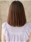 チェリーレッド艶感ストレートミディアム309W戸田公園20代30代