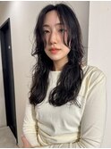 似合わせデザインパーマ/セミロング