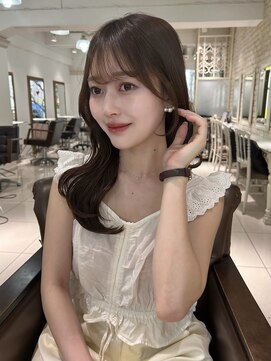 フォルテ 表参道店(FORTE) レイヤーカット/ヘーゼルベージュ/小顔前髪カット/表参道駅