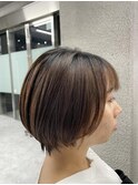 丸みショート【中野美容室/ショートボブ/前髪カット/高円寺】
