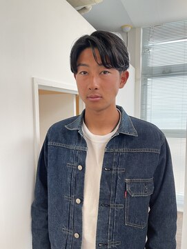 グラフ 立川(Graph.) メンズカットセンターパート