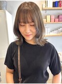小辻 韓国風◎レイヤーロブ×オリーブグレージュ
