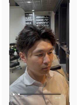 メンズサロン ウエストサイドカットクラブ(Men's West Side Cut Club) 20代30代40代【大人のツーブロック】束感パーマ/メンズカット