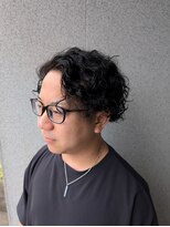 パウダーヘアー(powder hair) ギャングパーマ