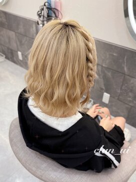 ヘア サロン クラン ソア 心斎橋店(hair salon clan soar) 編みたらし【クランソア】ヘアメ/ヘアセット/心斎橋