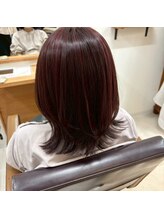 ポルト 都立大学店(Porte) 外ハネミディアム×ボルドールビー