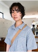 いなたさのあるショートパーマ