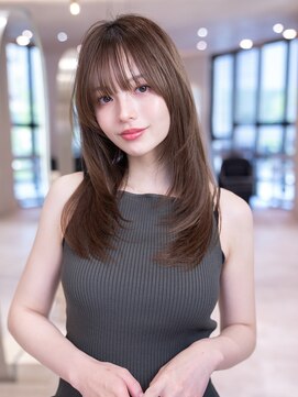 ドリップ バイ ハバナ 原宿(driP. by HAVANA) 20代30代ミディアム韓国風レイヤーカット髪質改善ストレート