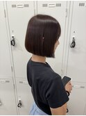 チョコレートカラーボブ