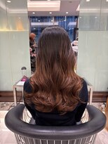 アピッシュ ギンザ(apish ginza)&nbsp;コテ巻き風パーマ/伸ばしかけ/デジタルパーマ/大人パーマ