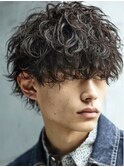 ハード波巻きパーマ