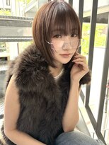 ロンドプロフィール 浦和(Lond profil)&nbsp;ブリーチなしカラー伸ばしかけヘア簡単スタイリング小顔ヘア