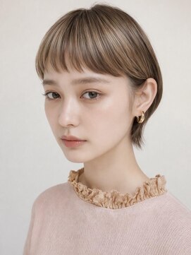 フリップビーアヴェダ(FLIP B AVEDA) 本八幡×コンパクトショート×ナチュラルベージュ