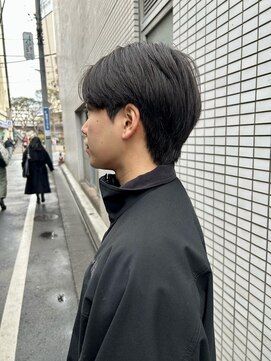 ロジエ(ROSIER) すっきりセンターパートメンズカット