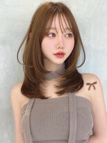 ロンドルーナ 岐阜(Lond Luna)&nbsp;レイヤー/ハッシュカット/グレージュ