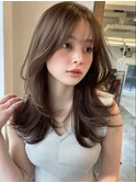 大人可愛い20代30代40代小顔ウルフレイヤーボブ丸みショートボブ