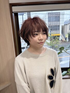 メロウ(mellow) ショートウルフ×アンブレラカラー