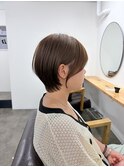 上品ショートボブ/コンパクトショート/丸みショート