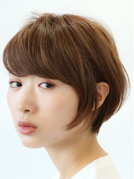 ムルチュラカメアリ(muruchura KAMEARI) 小顔オリーブカーキ艶カラーショート　1　神山賢司