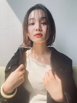 エース (ACE) ACE 横浜 透け感ショートボブ×ダークブラウン