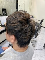 レヴィア(Revia)&nbsp;メンズハイライト　グレーカラーアレンジ