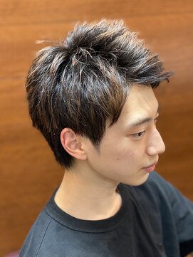 ケースタイル ヘアスタジオ 神保町店(K STYLE HAIR STUDIO) ソフトツーブロック/メンズショート/束感/ショート/ビジネス